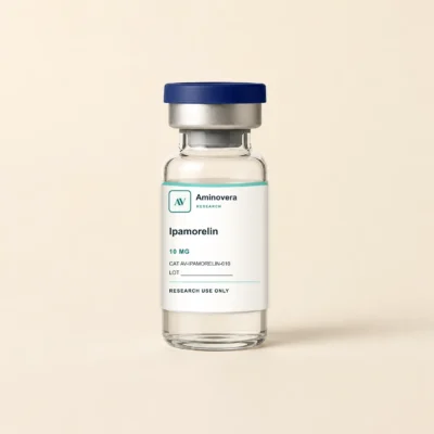 Ipamorelin 10 mg vial, Aminovera Research