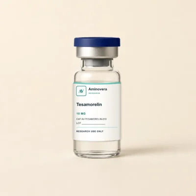Tesamorelin 10 mg vial, Aminovera Research