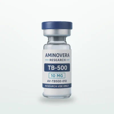 TB-500 10 mg lyophilised vial, Aminovera Research, research use only