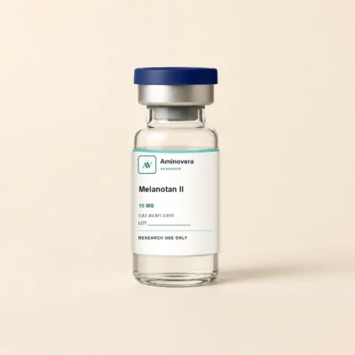 Melanotan II 10 mg vial, Aminovera Research